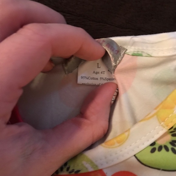 Mickey/Minnie Fruit Flutter Pearl Dress - Picture 2 of 4